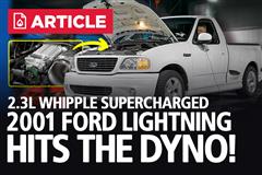 2.3L Whipple Supercharged 2001 Ford Lightning Dyno