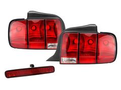 2005-2009 Mustang Tail Lights & 3rd Brake Lights