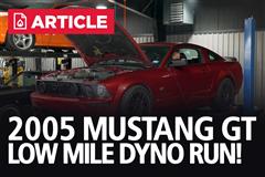 2005 Mustang GT Dyno