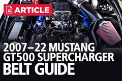 Mustang Shelby GT500 Supercharger Belt Guide | 2007-22