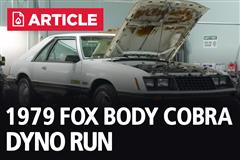 1979 Fox Body Mustang Cobra "White Snake" Dyno Run