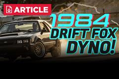 1984 Fox Body Mustang Drift Car On The Dyno