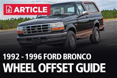 1992-1996 Bronco Wheel Offset Guide