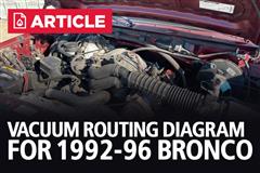 1992-96 OBS Bronco Vacuum Routing
