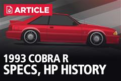 What Is The 1993 SVT Cobra R?