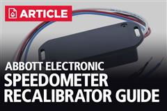 1994-1998 Mustang Abbott Electronic Speedometer Recalibrator Guide