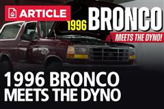 1996 Ford Bronco Dyno: JBA Shorty Headers, Bassani Exhaust & 33" BFGoodrich Tires