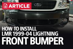 How To Install 1999-2004 SVT Lightning Front Bumper