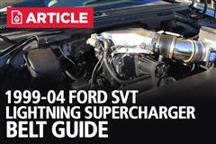 1999-2004 Ford SVT Lightning Supercharger Belt Guide