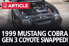 1999 Cobra Gen 3 Coyote Swap: Build, First Fire, and Dyno Results!