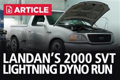 Landan's 2000 SVT Lightning On The Dyno!