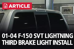 2001-2004 Ford Lightning 3rd Brake Light Install