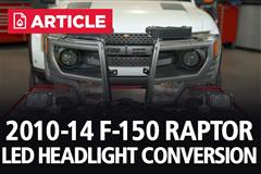 2010-2014 Ford F-150 Raptor LMR LED Headlight Conversion Kit Install