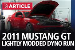 Low Modded 2011 Mustang GT Gen 1 Coyote Dyno Run