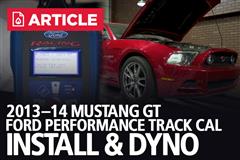 2013-2014 Mustang GT Ford Performance Track Cal Dyno