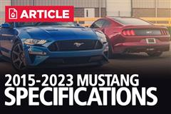 2015-2023 Mustang Specs