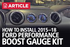 2015-2023 Ford Performance Boost Gauge Installation For Non-Performance Pack S550 