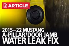 2015-2022 Mustang Water Leak Fix