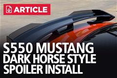 2015-23 Mustang Dark Horse Style Spoiler Install Guide