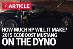 2015 EcoBoost Mustang Dyno (2.3L Automatic)