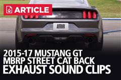Review: 2015-17 Mustang GT MBRP Street Cat Back Exhaust Kit