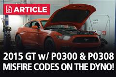 2015 Mustang GT With Misfire Codes On The Dyno!