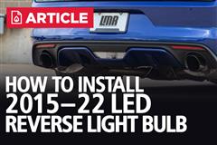 2015-23 Mustang LED Reverse Light Bulb Install