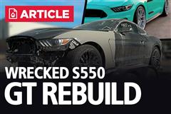 Wrecked S550 Mustang GT Rebuild: Road Race Project!
