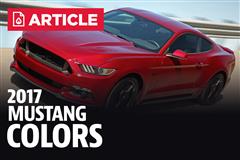 2017 Mustang Colors - Options, Photos, & Color Codes