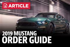 2019 Mustang Order Guide