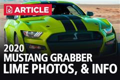 2020 Mustang Grabber Lime Photos, Paint Codes, & Info