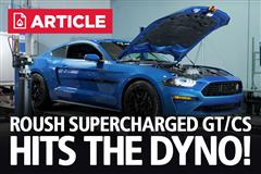 2021 Roush Supercharged Mustang GT/CS Hits The Dyno!