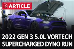 2022 Mustang GT 5.0 Vortech Supercharged On The Dyno!