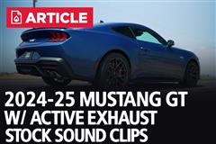 2024-2026 Mustang GT w/ Active Exhaust - Stock Sound Clips