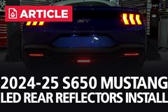 How To Install 2024-2026 S650 Mustang LED Rear Reflectors