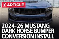 2024-26 Mustang Dark Horse Front Bumper Conversion Installation Instructions