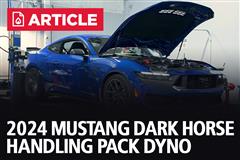 2024 Mustang Dark Horse Handling Pack Dyno