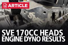 SVE 170cc Cylinder Heads Dyno Results on 306 SBF Build
