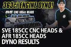 SVE 185cc & AFR Enforcer Heads Dyno Results on 363 SBF Build