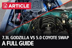 7.3L Godzilla Vs 5.0 Coyote Swap Full Guide