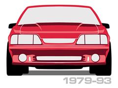 1979-1993 Fox Body Mustang Grille & Grille Emblems