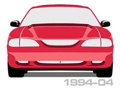 1994-2004 Mustang Interior Paint