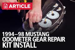 1994-98 Mustang Odometer Gear Repair Kit Install