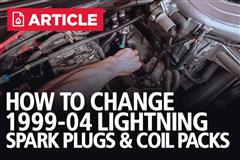 1999-04 Ford SVT Lightning: How to Change Spark Plugs & Coil Packs