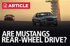 Are Mustangs Rear Wheel Drive?