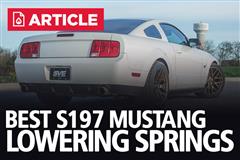 Best S197 Mustang Lowering Springs Ranked & Reviewed