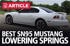 Best SN95 Mustang Lowering Springs Ranked & Reviewed