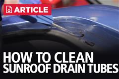 How To Clean Fox Body Sun Roof Drain Tubes