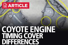 Coyote Engine Timing Cover Differences - Mustang Vs F-150 