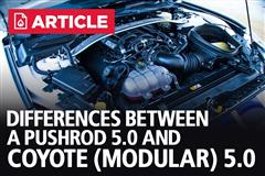 Differences Between A Pushrod And Coyote 5.0